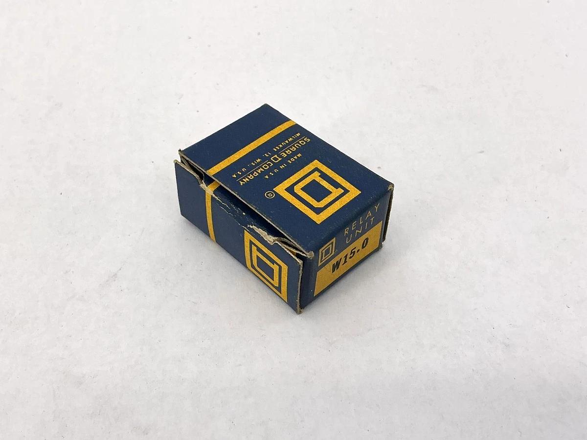 Lot of 2 New Square D W15.0 Overload Relay Unit