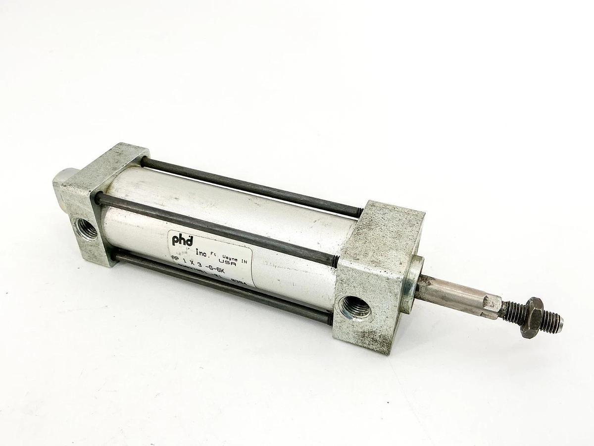 Used PHD Inc AP1X3-G-6K Pneumatic Cylinder AP1X3-G6K