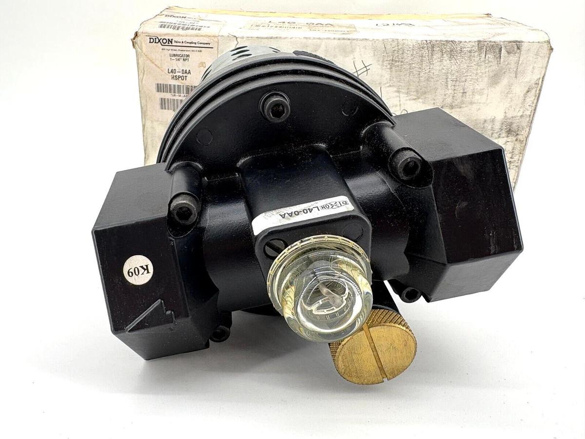 New Dixon Valve L40-0AA Lubricator 1-1/4" NPT 150PSI Max