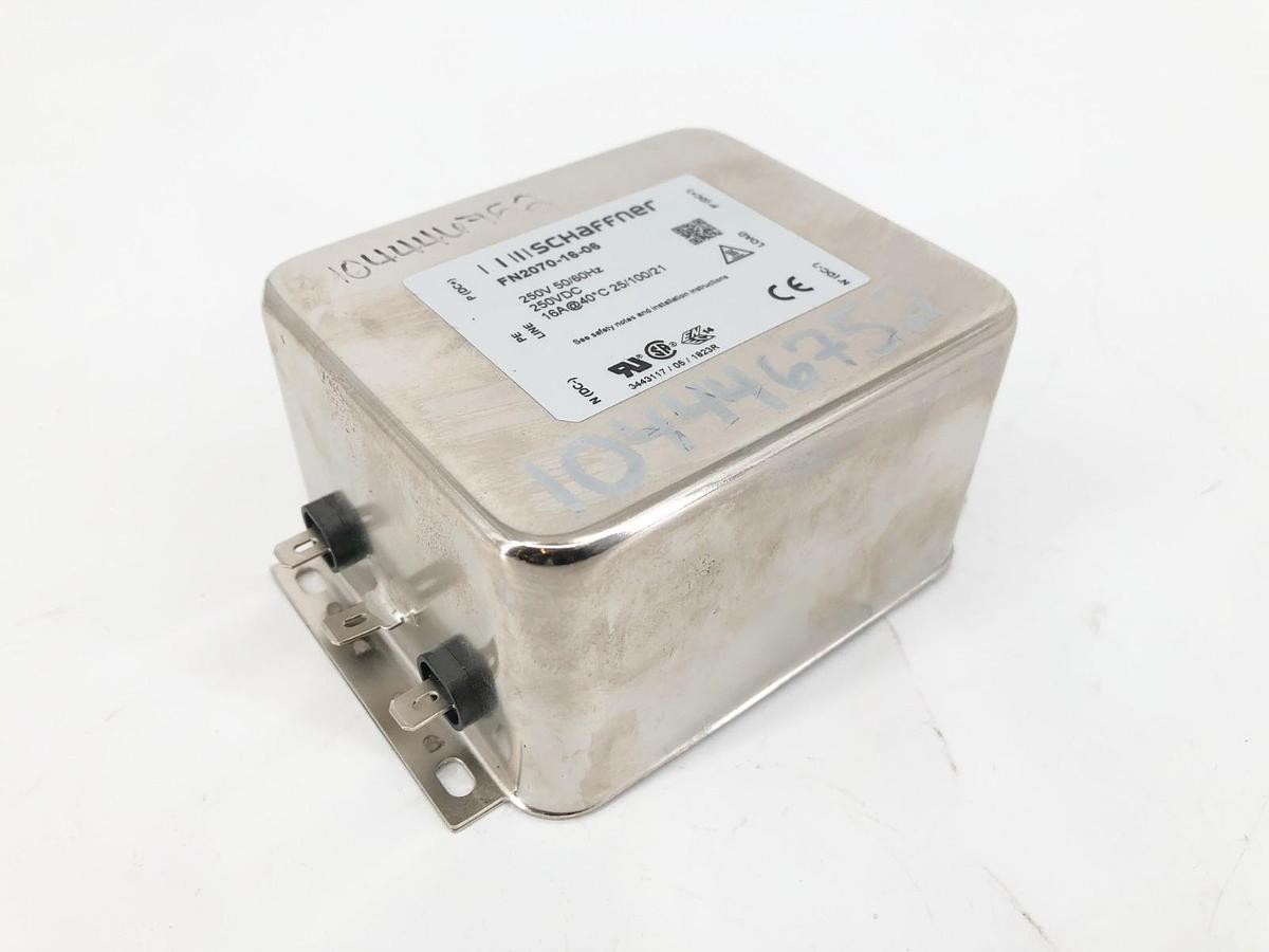 New Schaffner FN2070-16-06 Line Filter 250V 50/60Hz 250VDC 16A - No Box
