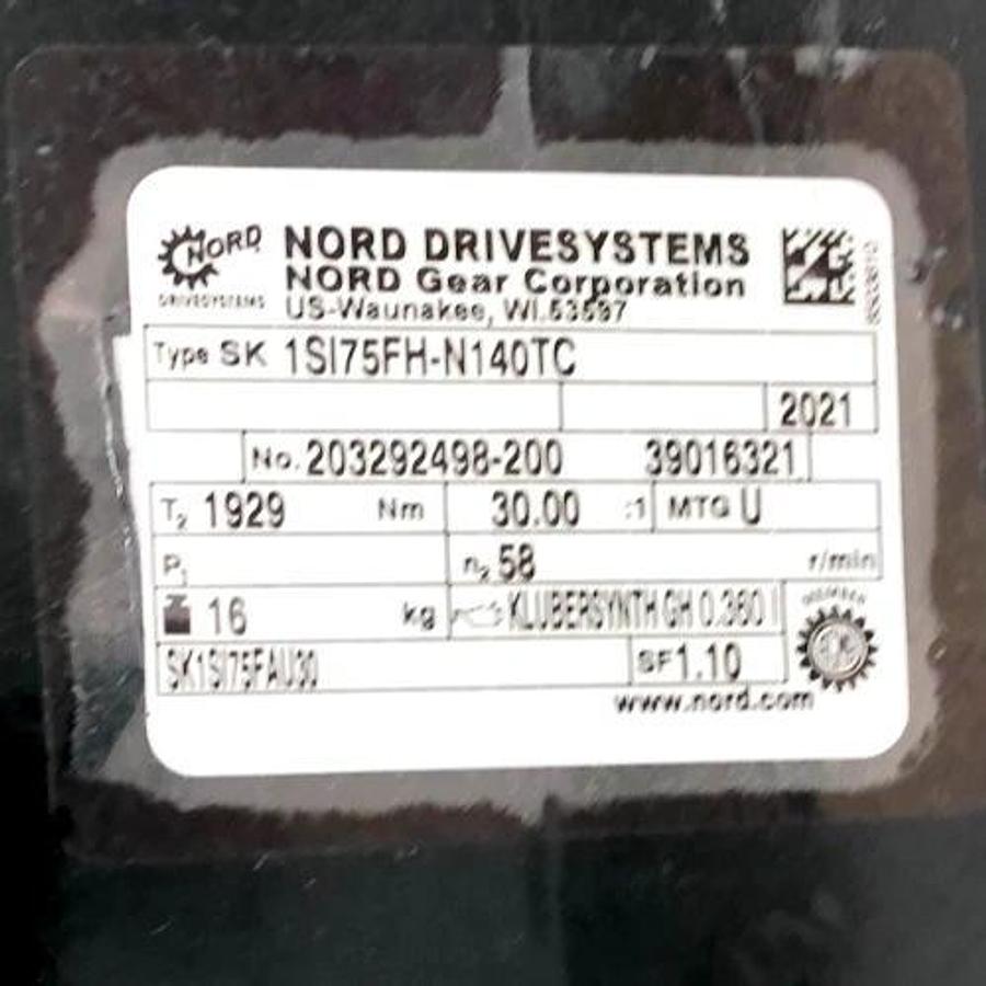 New Nord SK 1SI75FH-N140TC Speed Reducer 30:1 - No Box