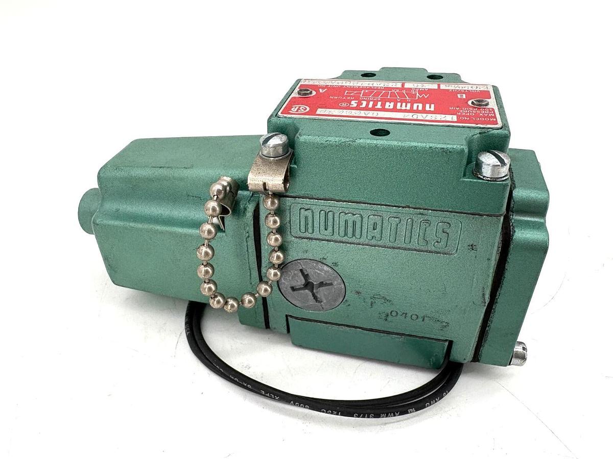 Numatics 12SAD4-0A00030 Solenoid Valve 120V 12SAD400OA00030 - No Gasket or Box