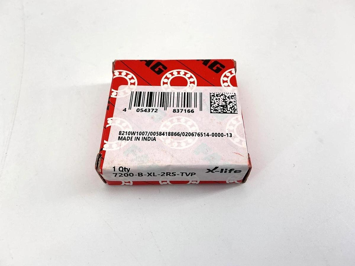 New FAG 7200-B-XL-2RS-TVP Angular Contact Bearing BD-10mm OD-30mm W-9mm