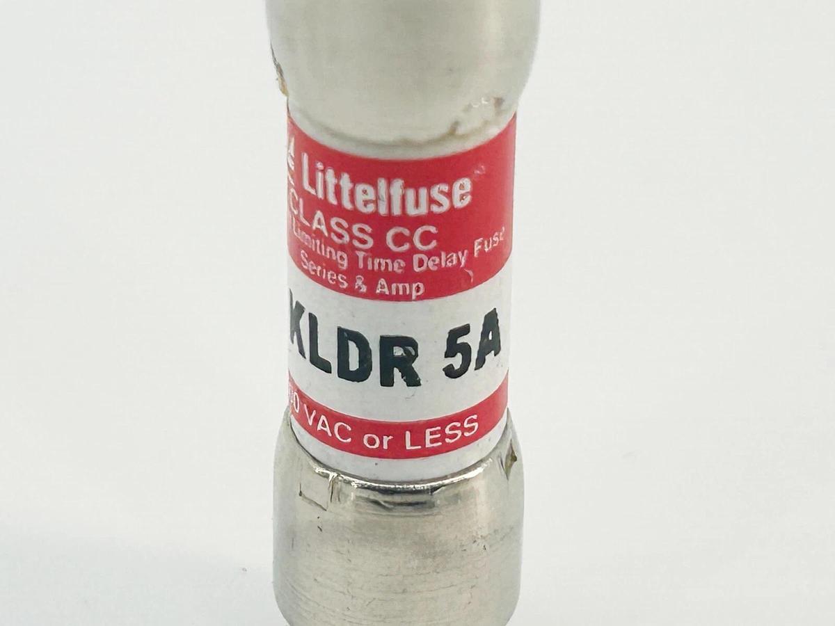 New Lot of 4 Littelfuse KLDR-5 Time Delay Fuse 5A 600V Class CC - No Box