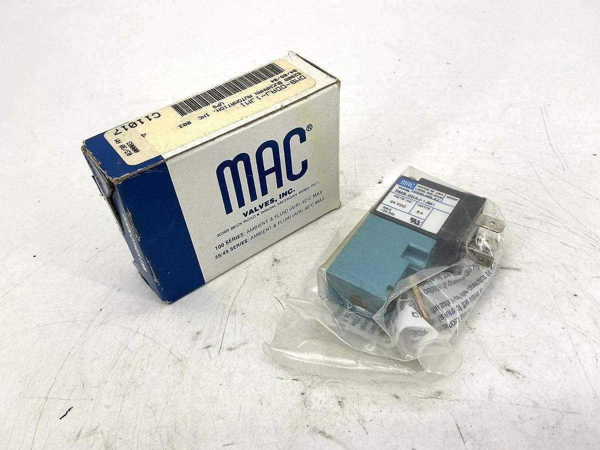New MAC Valves DMB-DDAJ-1JM1 Solenoid Valve Coil 5.4Watts 120PSI 24VDC