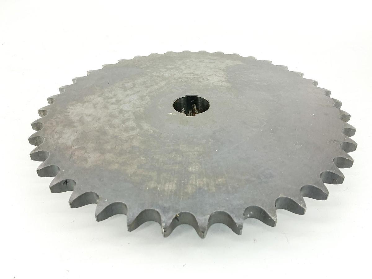 New 50B40LGHR-C Sprocket 40 Tooth .989" Bore .249"Keyway - No Box