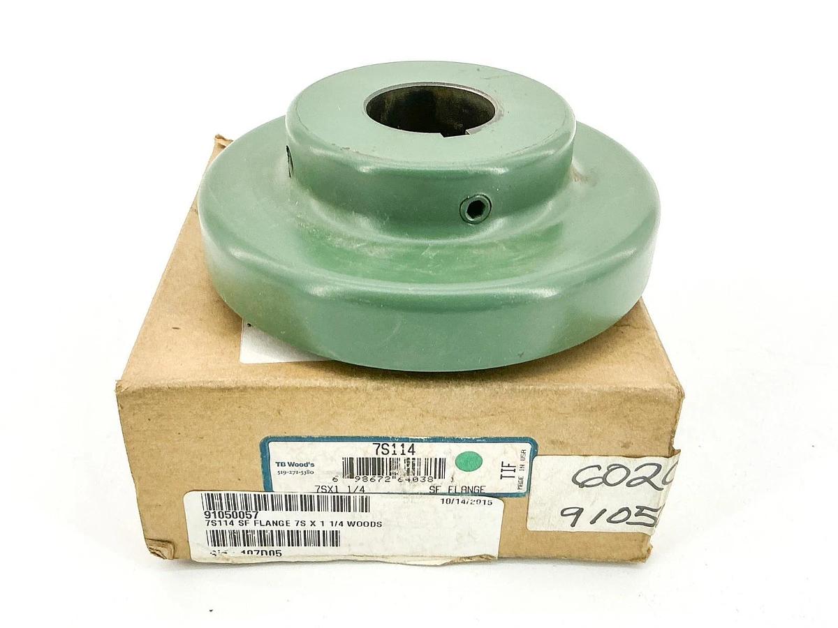 New TB Woods 7S114 SF Coupling Flange 5250RPM 7SX1-1/4