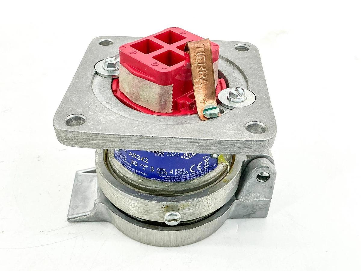 New Eaton Crouse-Hinds AR342 M4 Receptacle Body 4P 250/600V 30A