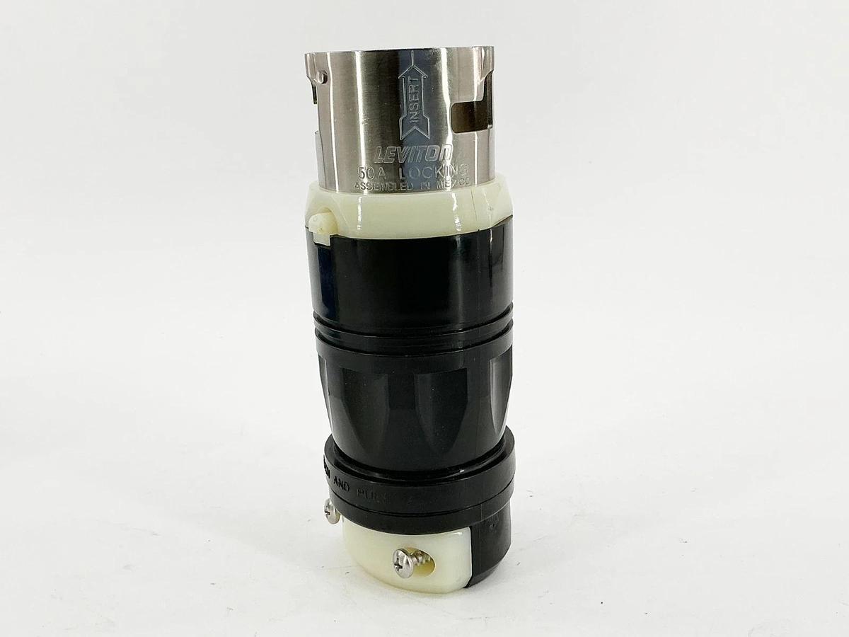 New Leviton 500-CS816-5C Connector Plug 50A 3P