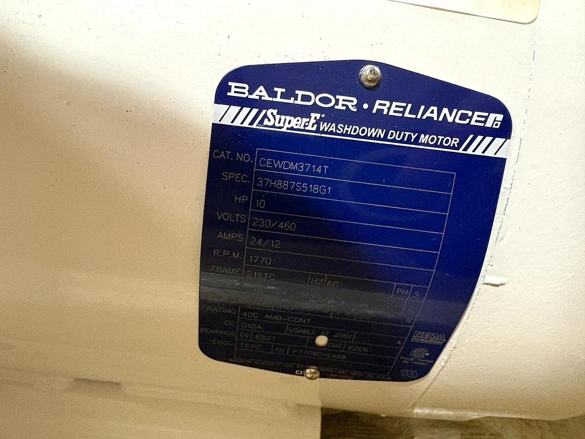 New Baldor CEWDM3714T 10HP TEFC Washdown Motor 230/460V 1800rpm 215TC Frame