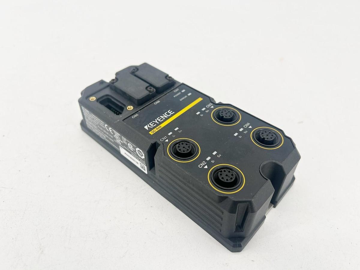 New Keyence GC-R48 Remote I/O M12 Remote Interlock Switch Type 8 Pin 4 Port