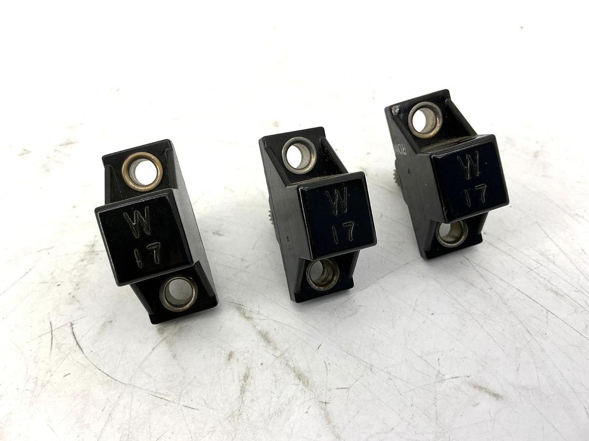 Lot of 3 New Allen Bradley W17 Thermal Overload Relay Heater Element W-17