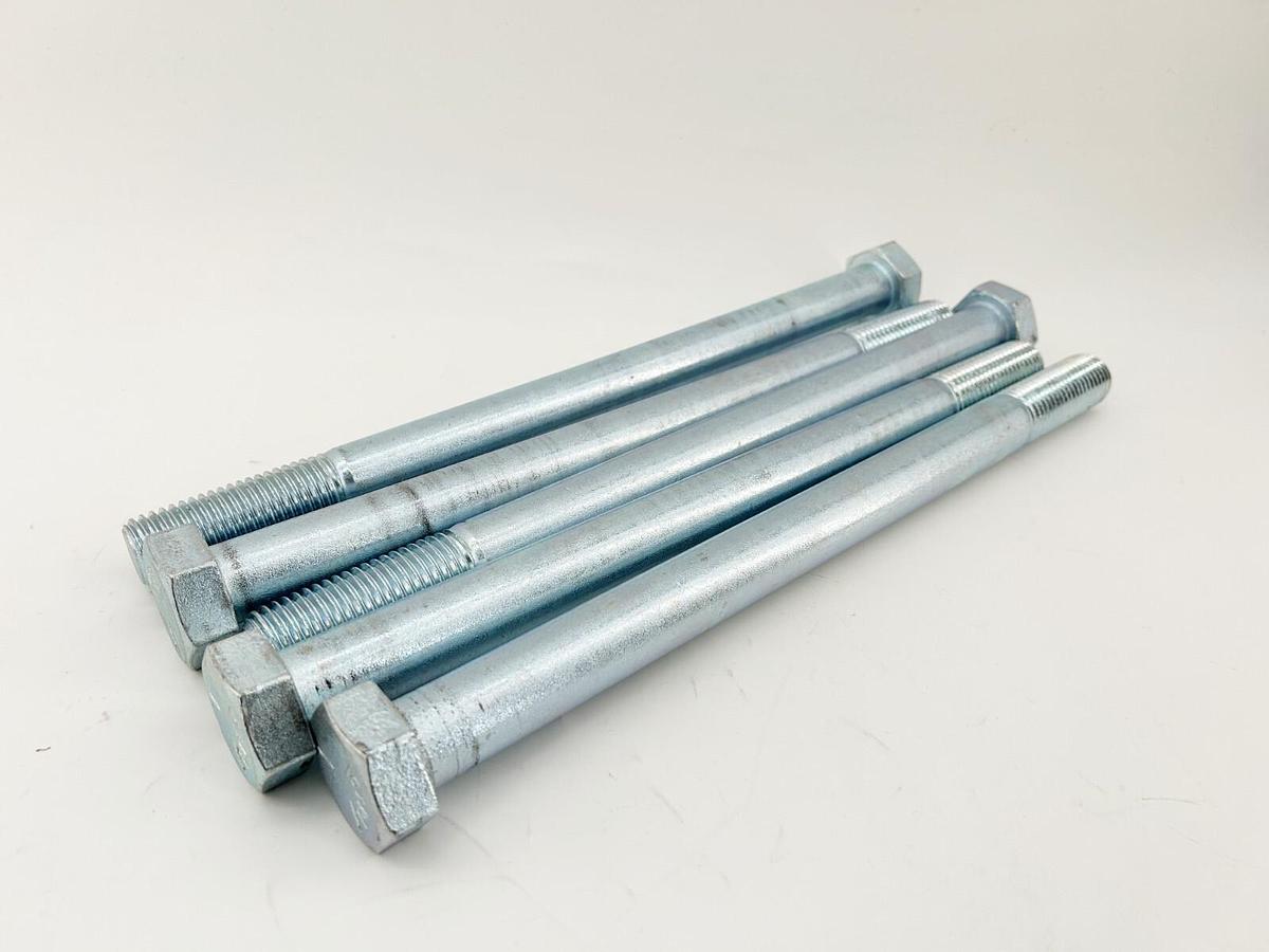 New Lot of 5 Fastenal 13488 1"-8X14" Grade 5 Zinc Finished Hex Cap Screw No Box