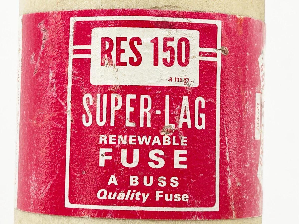 New Bussmann RES-150 Time Delay Dual ELement Fuse 150A 600V Class H