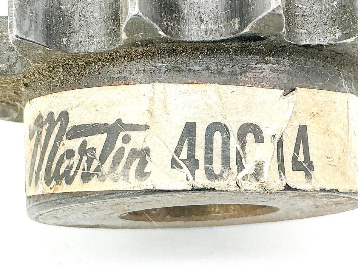 Used Martin 40C14 Bore to Size Sprocket 14 Teeth.5" Bore