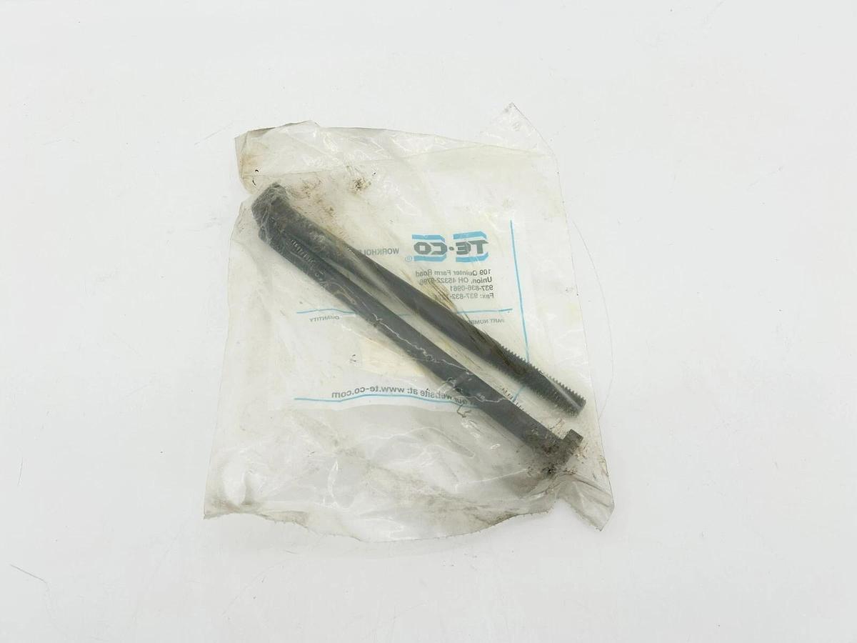 Lot of 2 New TE-CO 2YHW9 T-Bolts, Black Oxide 1/2" Thread Size, 2" Thread, 8" Lg