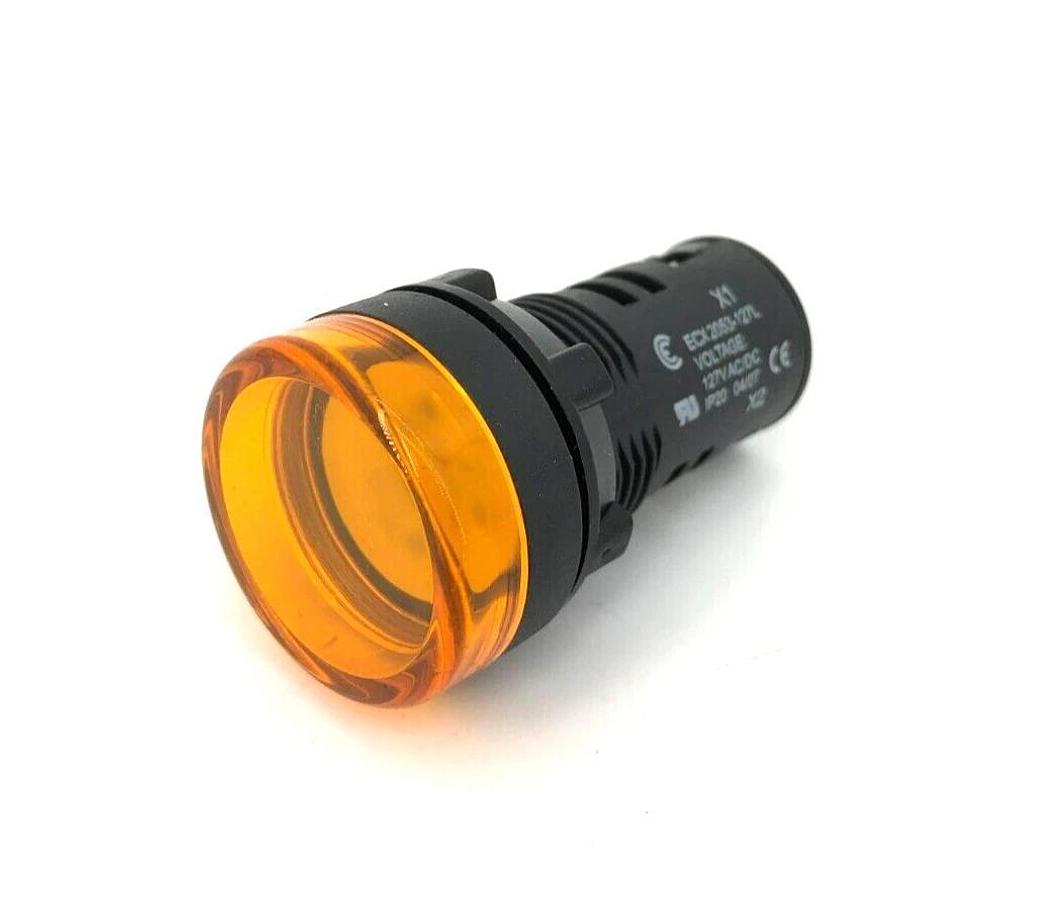 Lot of 3 New Automation Direct ECX 2053-127L Indicator Lights, 127VAC/DC