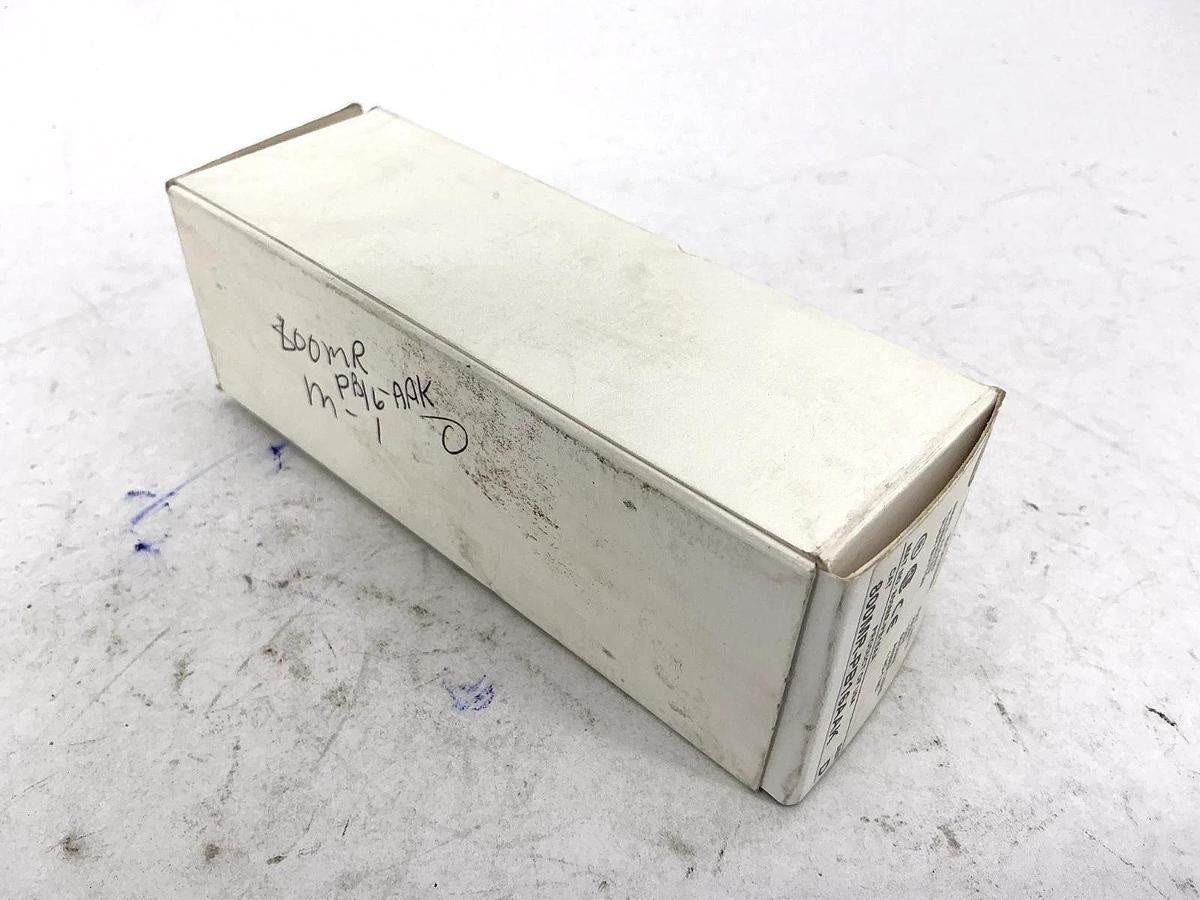 New Allen Bradley 800MR-PB16AAK Ser D Illuminated Pushbutton 120V Amber Lens
