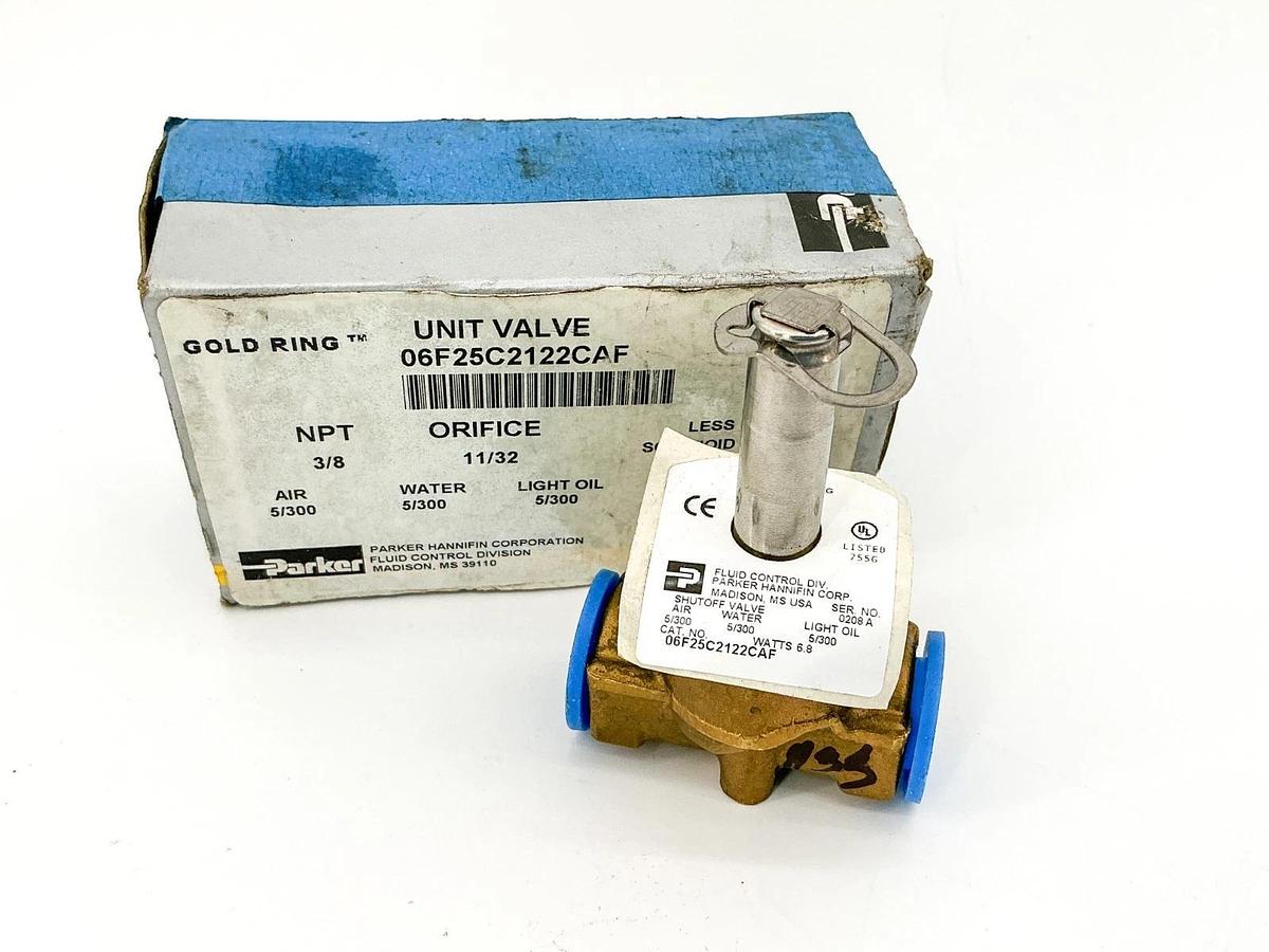 New Parker 06F25C2122CAF Unit Valve 3/8NPT 11/32 Orifice 5/300PSI