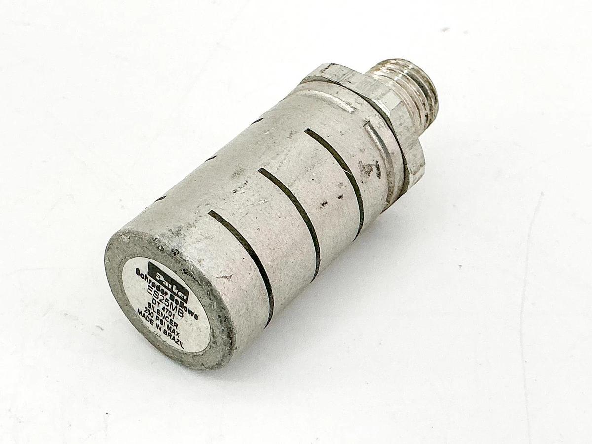 Used Lot of 3 Parker ES25MB Exhaust Silencer 250PSI 1/4NPT