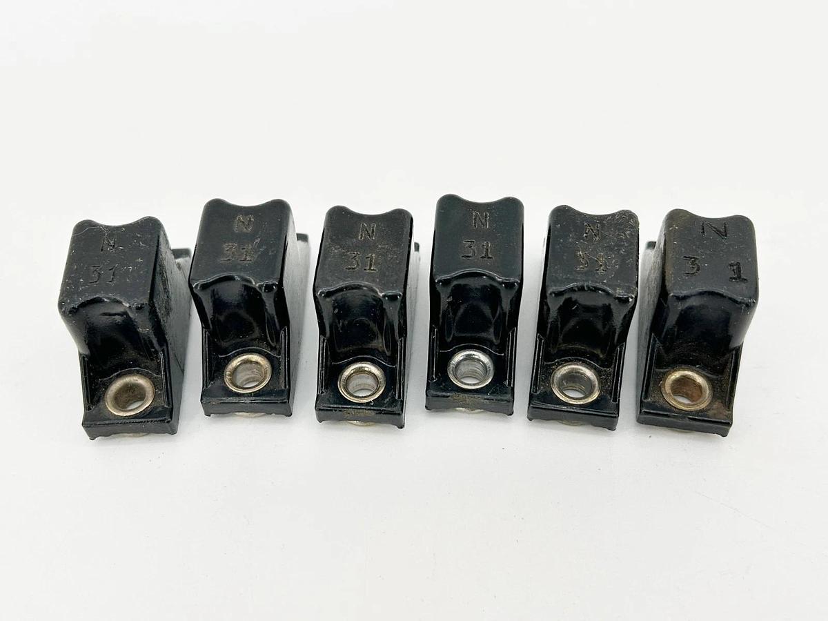 Used Lot of 6 Allen Bradley N31 Overload Heater Elements N Seires