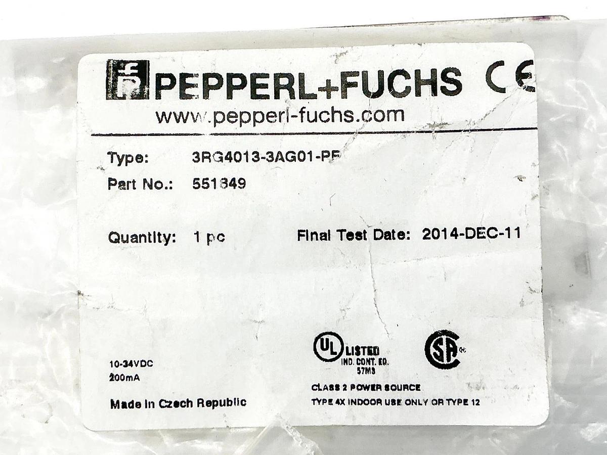 New Pepperl+Fuchs 3RG4013-3AG01-PF Inductive Sensor 551849