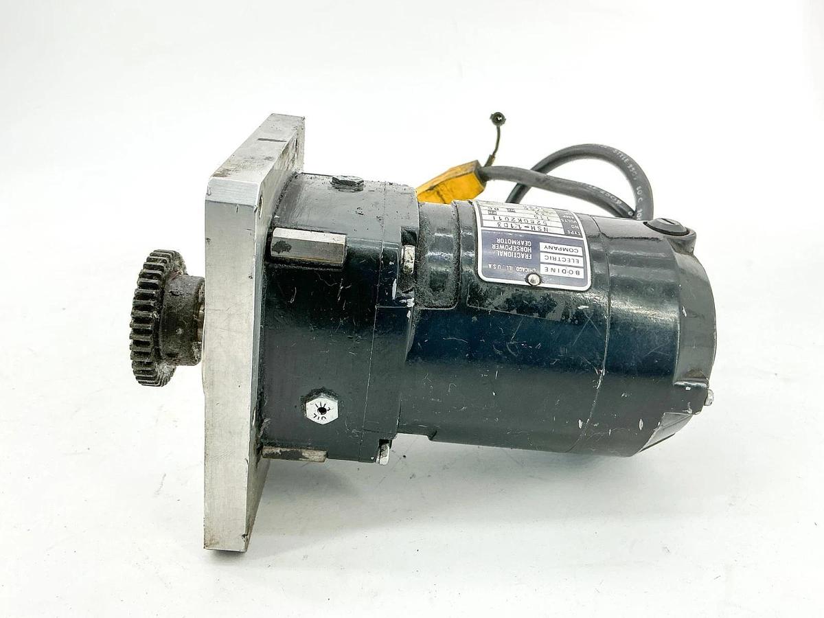 Used Bodine N28GK201I Gear Motor 115V 1725RPM 18:1 Ratio NSH-11D3