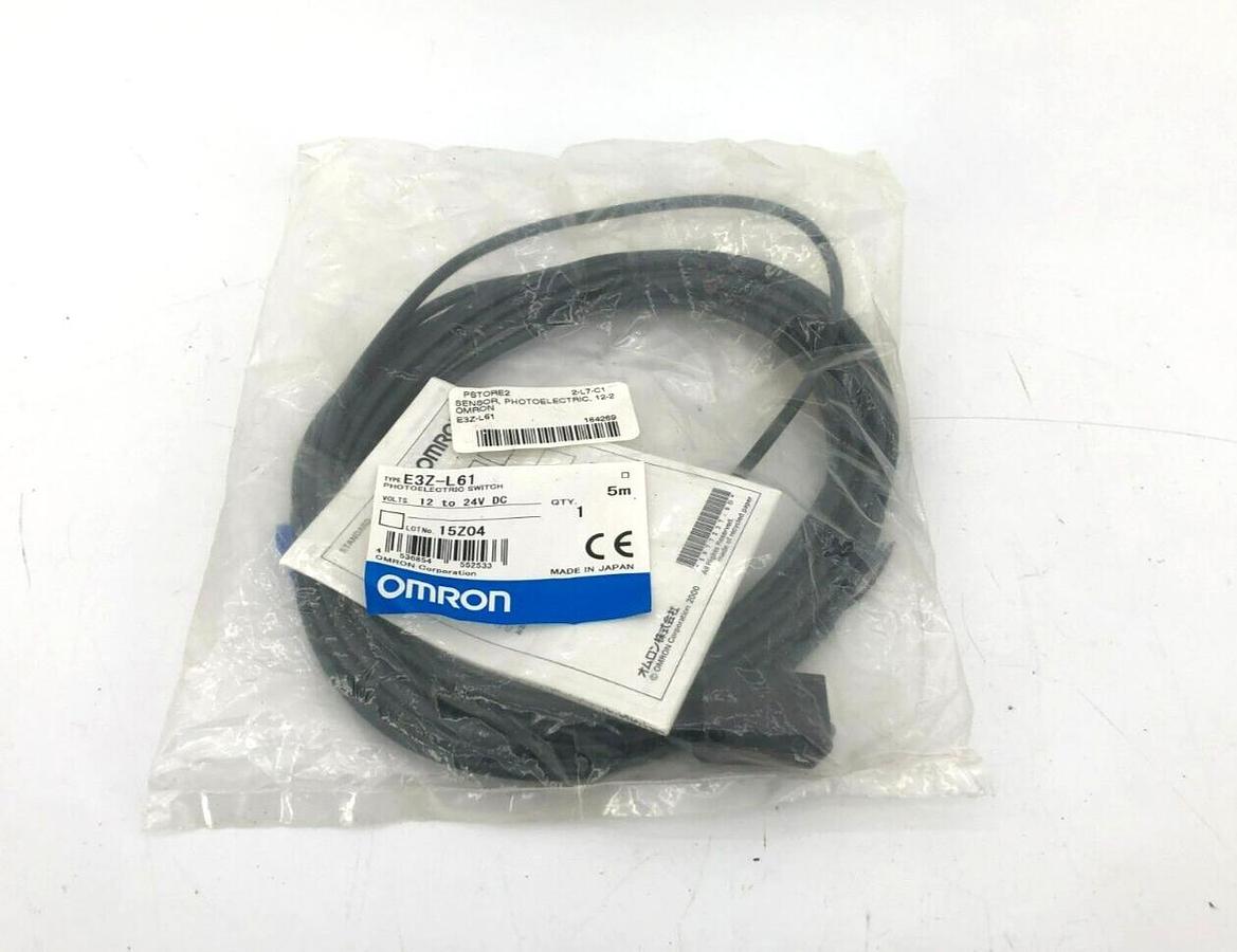 New Omron E3Z-L61 Photoelectric Switch 5M Length