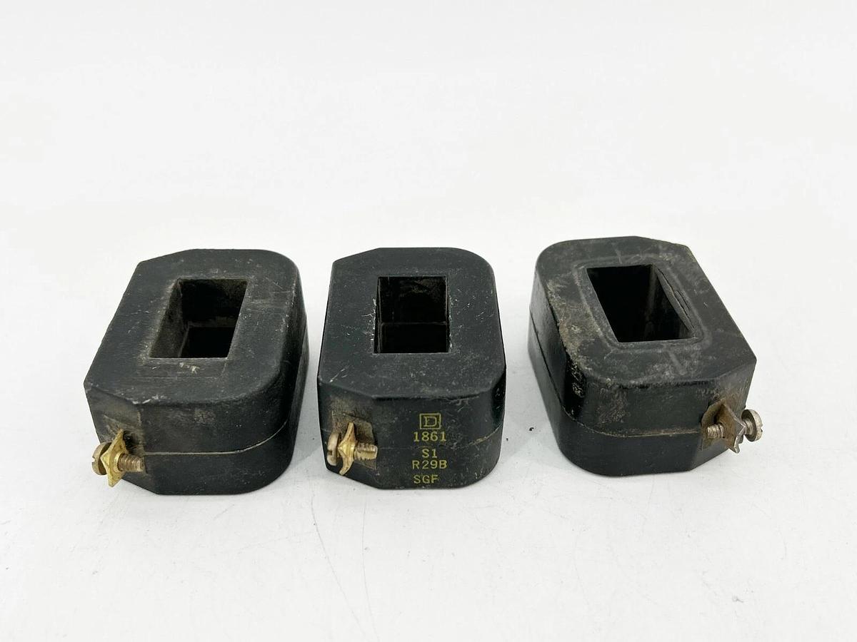 Used Lot of 3 Square D 1861-S1-R29B Coil 110/115V 60Hz SGF