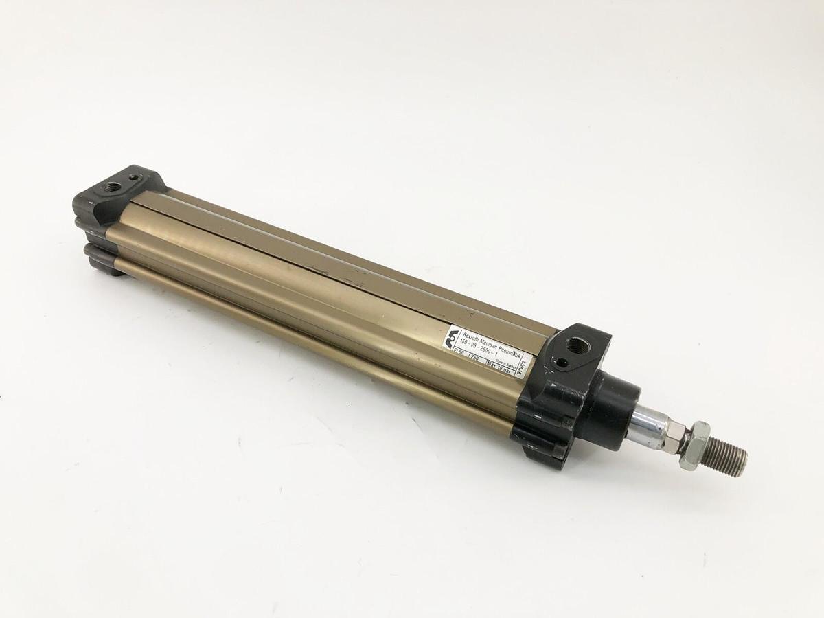 Used Rexroth Mecman 168-05-2500-1 Pneumatic Cylinder 50mm Bore 250mm Stroke 10 bar