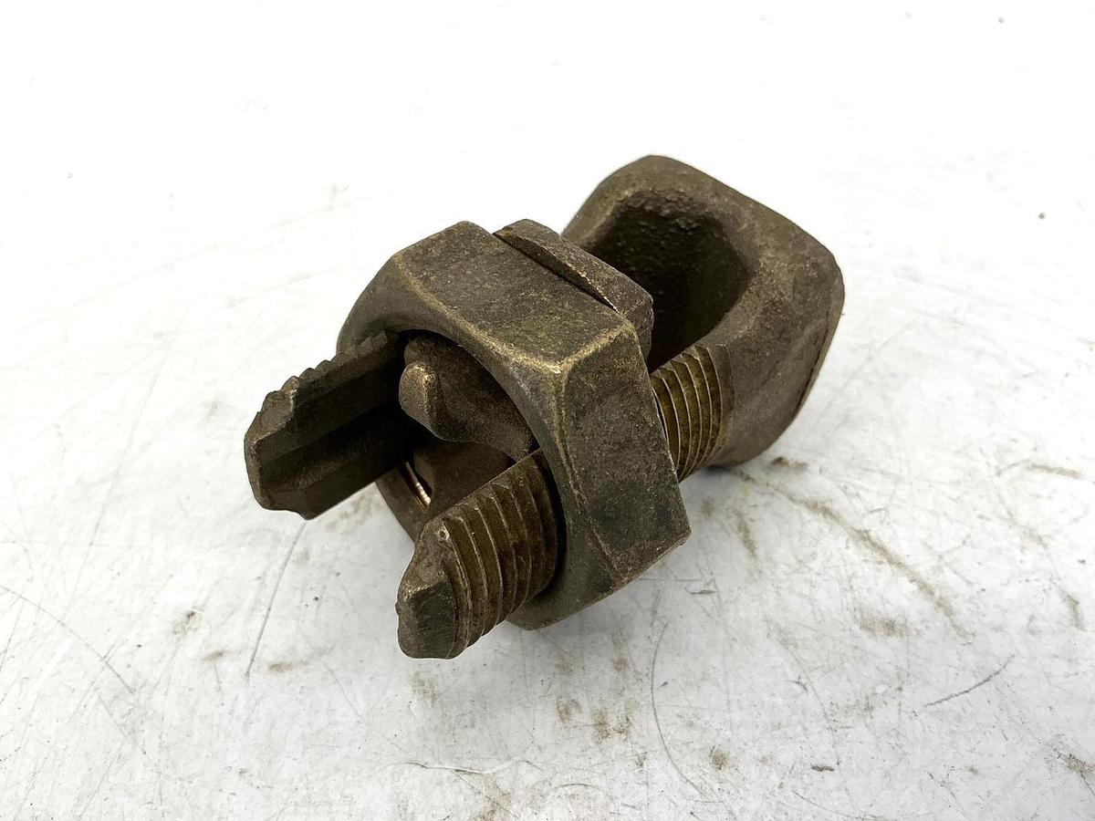 New Burndy KS34 Split Bolt Connector Copper RUN 500 T2/0-500 KS-34 - No Box