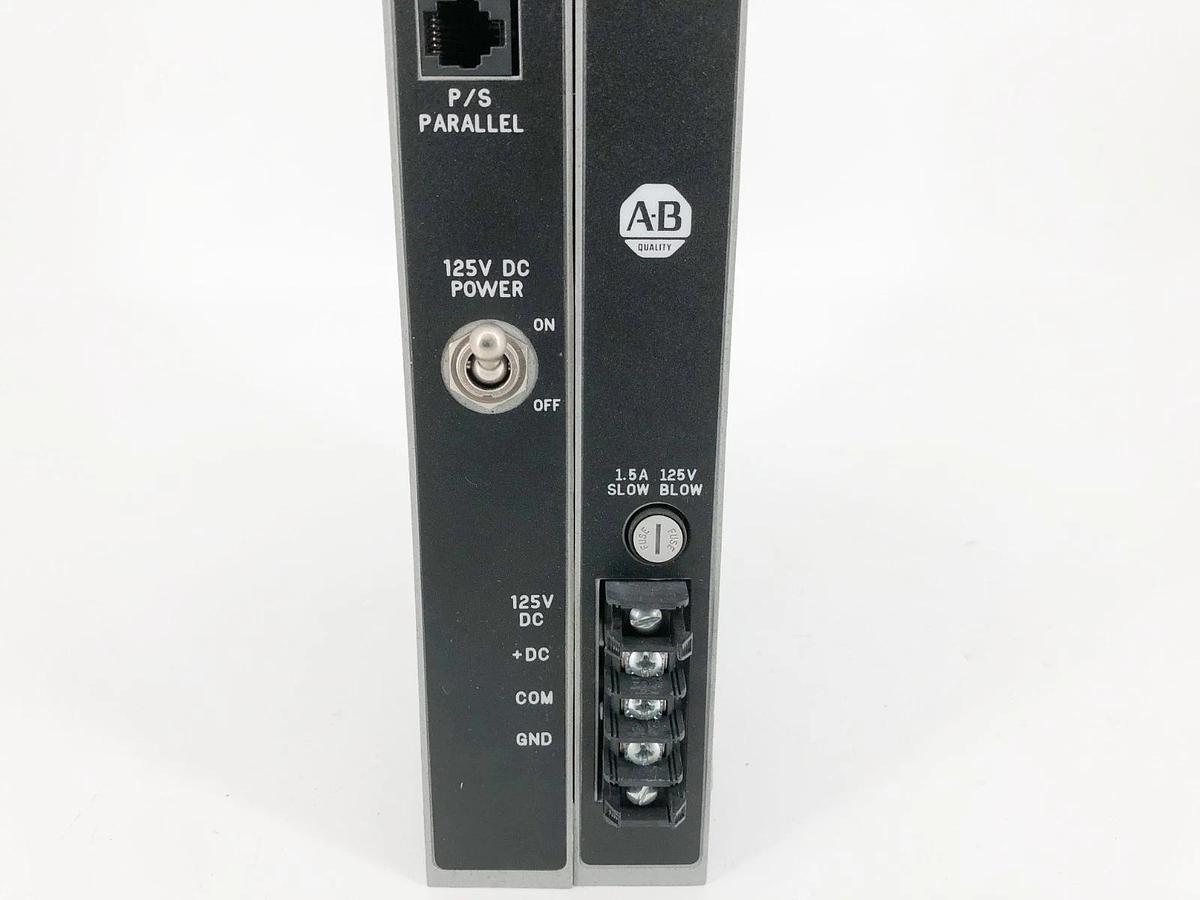 Used Allen Bradley 1771-P10 Ser. A Power Supply Module 125VDC