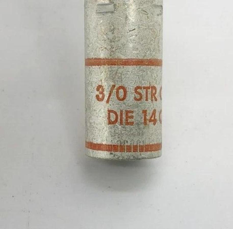 Lot of 3 New Burndy YS27-L N150 Splice Connectors 3/0 STR Orange 14 Or 101