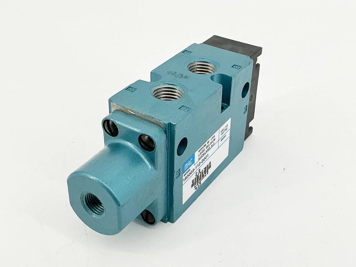 New Mac Valves 180003-112-0001 Solenoid Valve 150PSI