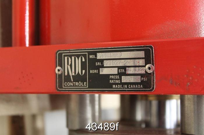 Used Flow Control Components 84B 6" Air Operated Knife Gate Valve #43489