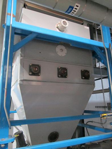 Used Sigma Hemp Hopper with Bottom Mounted Monster Industrial Hemp Grinder