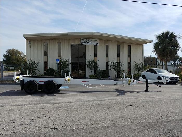 Used 2005 C F S Welding TA EB Extendable Pole Trailer - 47037