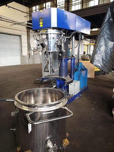 Used 50 Gallon Jaygo Double Planetary Disperser - S/S - Vac - Jacketed (#9826)