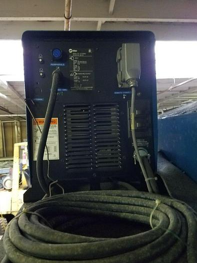 Used 2007 Acubuilt lathe welder Miller power supplies, rotating fixture allen Bradley