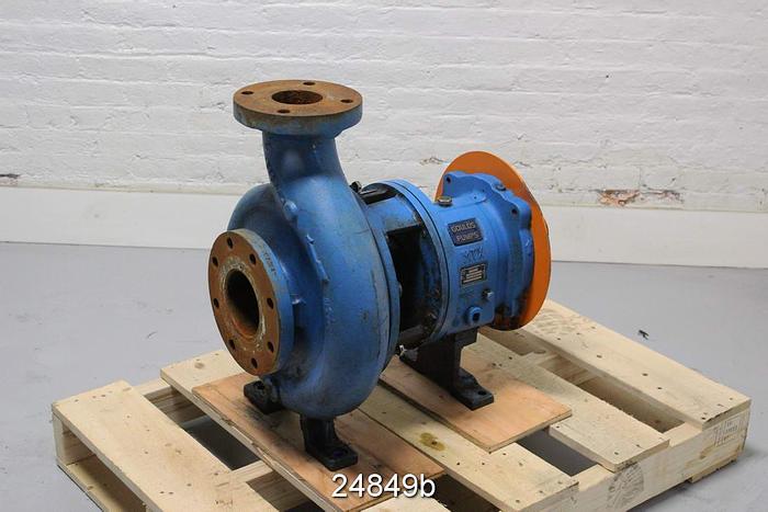 Used Goulds 3196 Goulds 3196 Pump, 3X4X10, Ductile Iron Casing, 5 Vane Impeller, 10" Impeller, Stainless Steel Impeller,  Stainless Steel Stuffing Box, Packing #24849