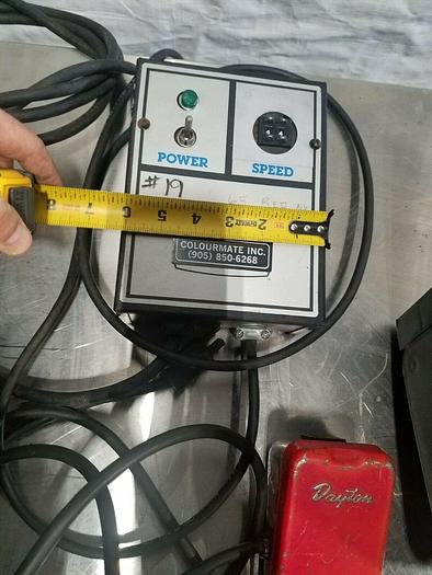 Used Minarik Colourmate DC Drive Speed Controller with Dayton Foot Pedal