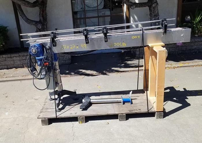 Used Capper, CMI, Mdl NMRV-040, Screw Cap, Conveyor #S743151