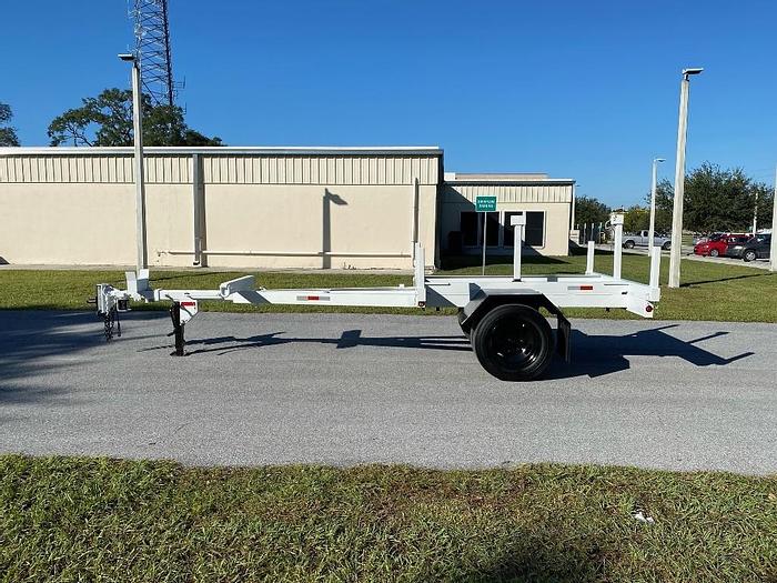 Used 2003 Pike 33N 15000 lb SA Extendable Pole Trailer - 35101