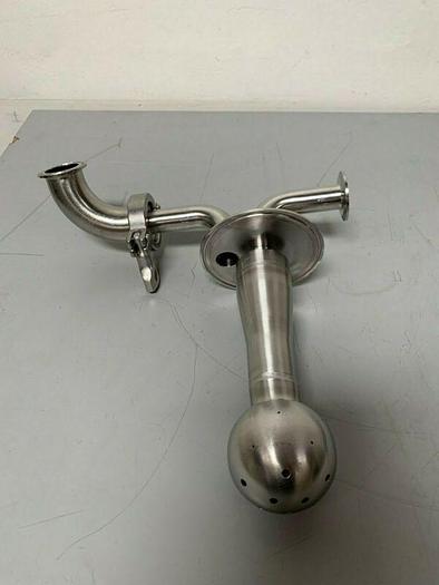 Used Gelman Sciences 960821 Stainless Steel 4.5" x 12" Filter Housing 125/250 PSIG