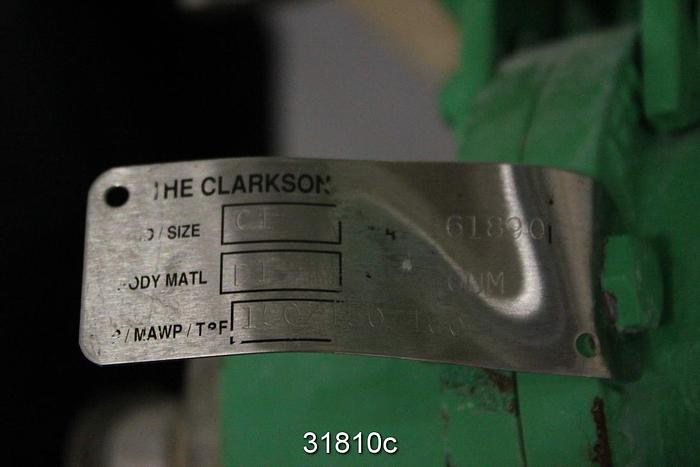Used Clarkson C-1 1" C-Valve Slurry Throttling #31810