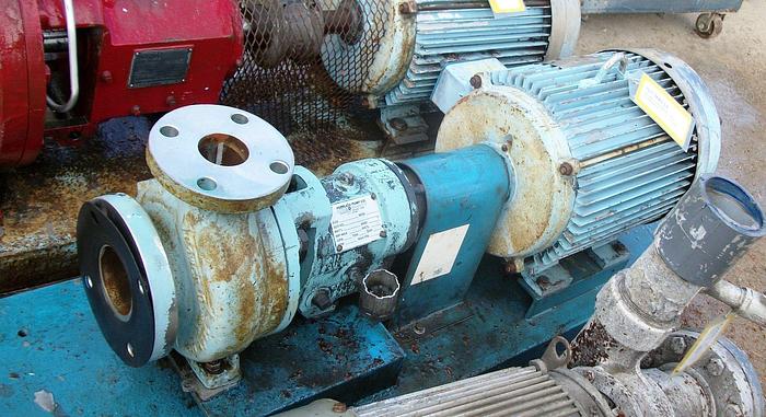 Used Pump, Centrif., 15 HP, S/st, 3" x 2", Power D, #S730031