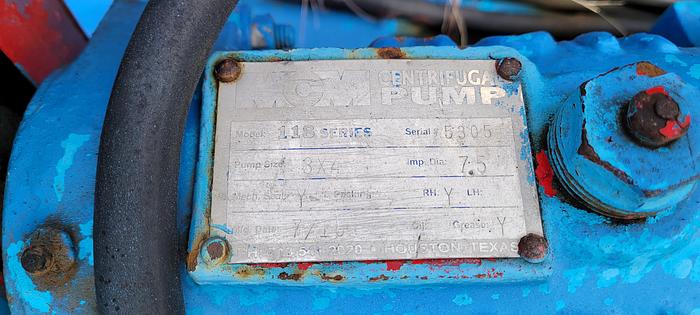 Used O'Drill MCM 118 Centrifugal Pump (3"x4")