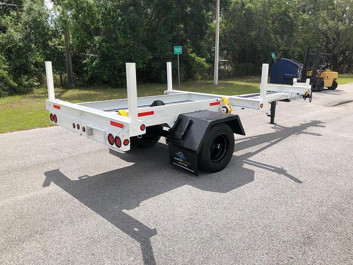 Used 2004 Reid's PT15 SA EB Extendable Pole Trailer - H14497