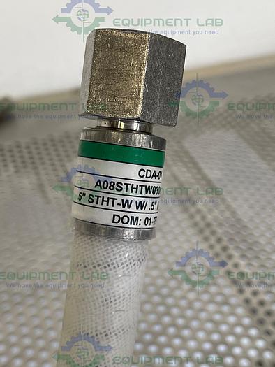 Used Saint Gobain  STHT-W-0500 Silicone Hose w/ Compression Fittings