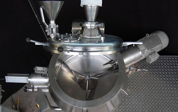 Used A 10592 D - Mixer / Granulator with heating mantle DIOSNA P250 A Upgrade MIX CONTROL ECO
